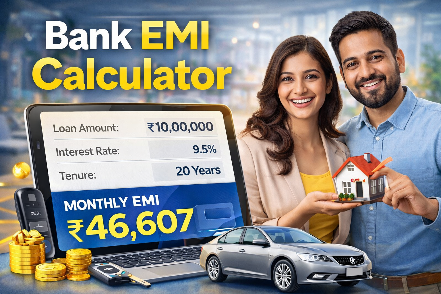 Bank EMI Calculator | Calculate Loan EMI Online Easily